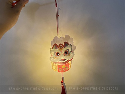 Lồng đèn con thỏ giỏ tre - sao mây có đèn Led (Trung thu - Đoàn viên) LDEN-TRE-02